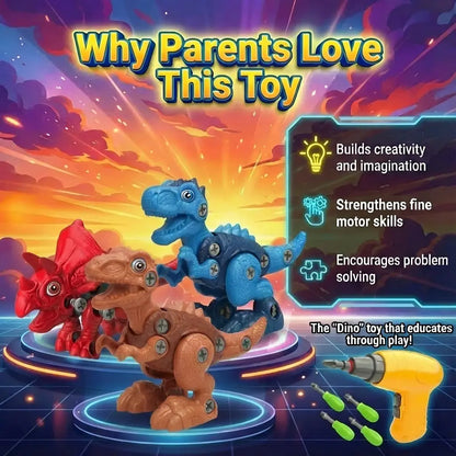 DinoBlocks™ - Dinosaur STEM Creativity Building Toy Set