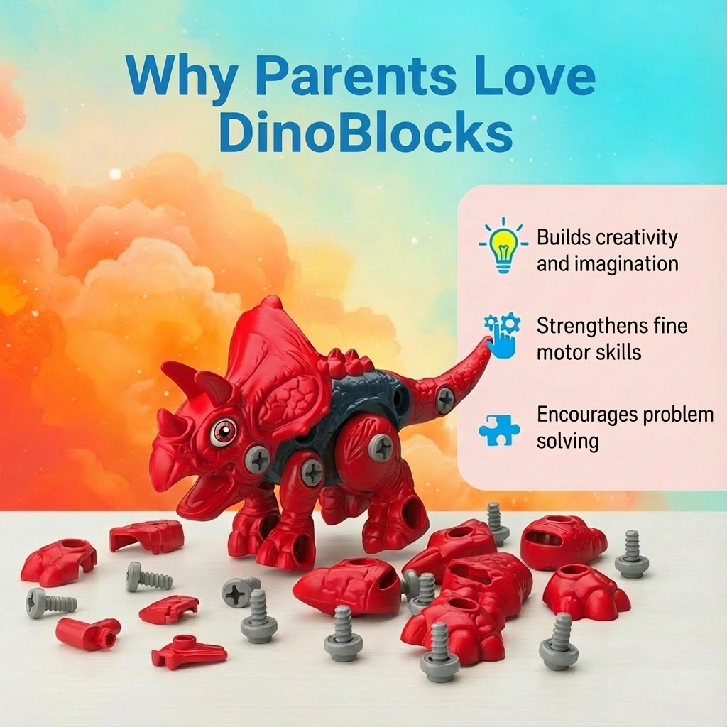 DinoBlocks™ STEM Creativity Building Toy Set