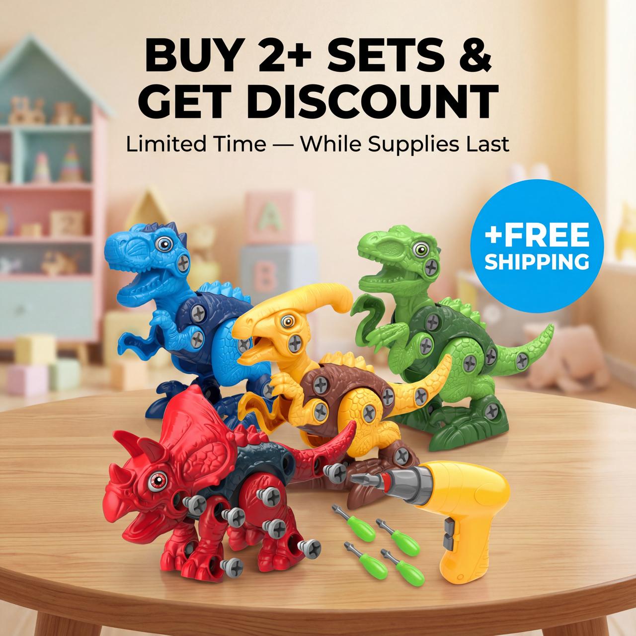 DinoBlocks™ STEM Creativity Building Toy Set