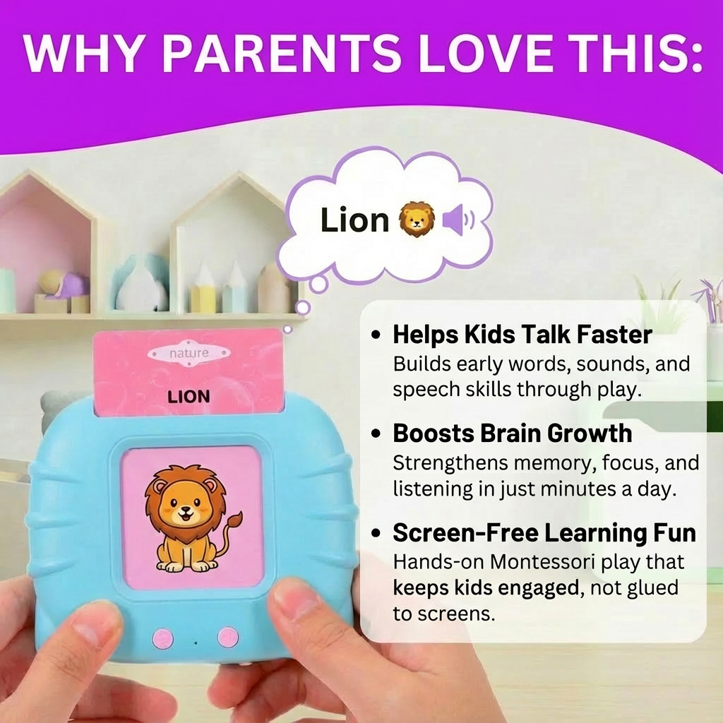 TinyTalkers™ - Montessori Talking Flashcards